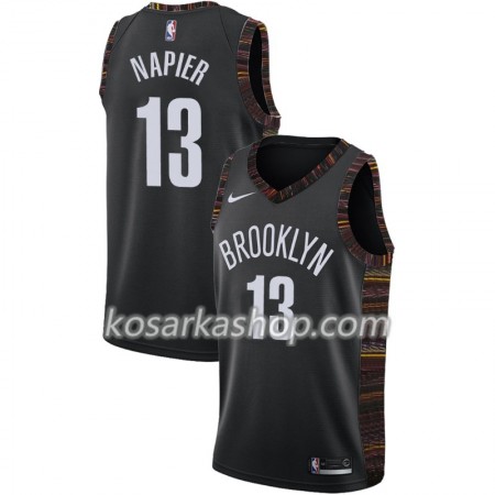 Dres Brooklyn Nets Shabazz Napier 13 Nike 2018-19 City Edition Crna Swingman
